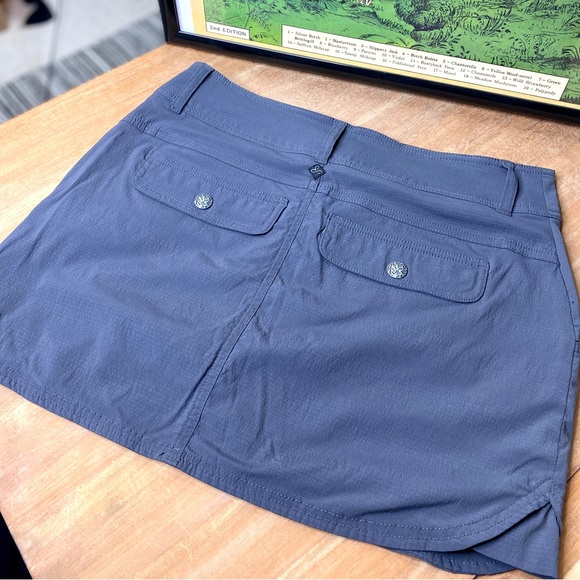 PRANA Dark Gray Athletic Skort Size: 2 - Picture 4 of 9